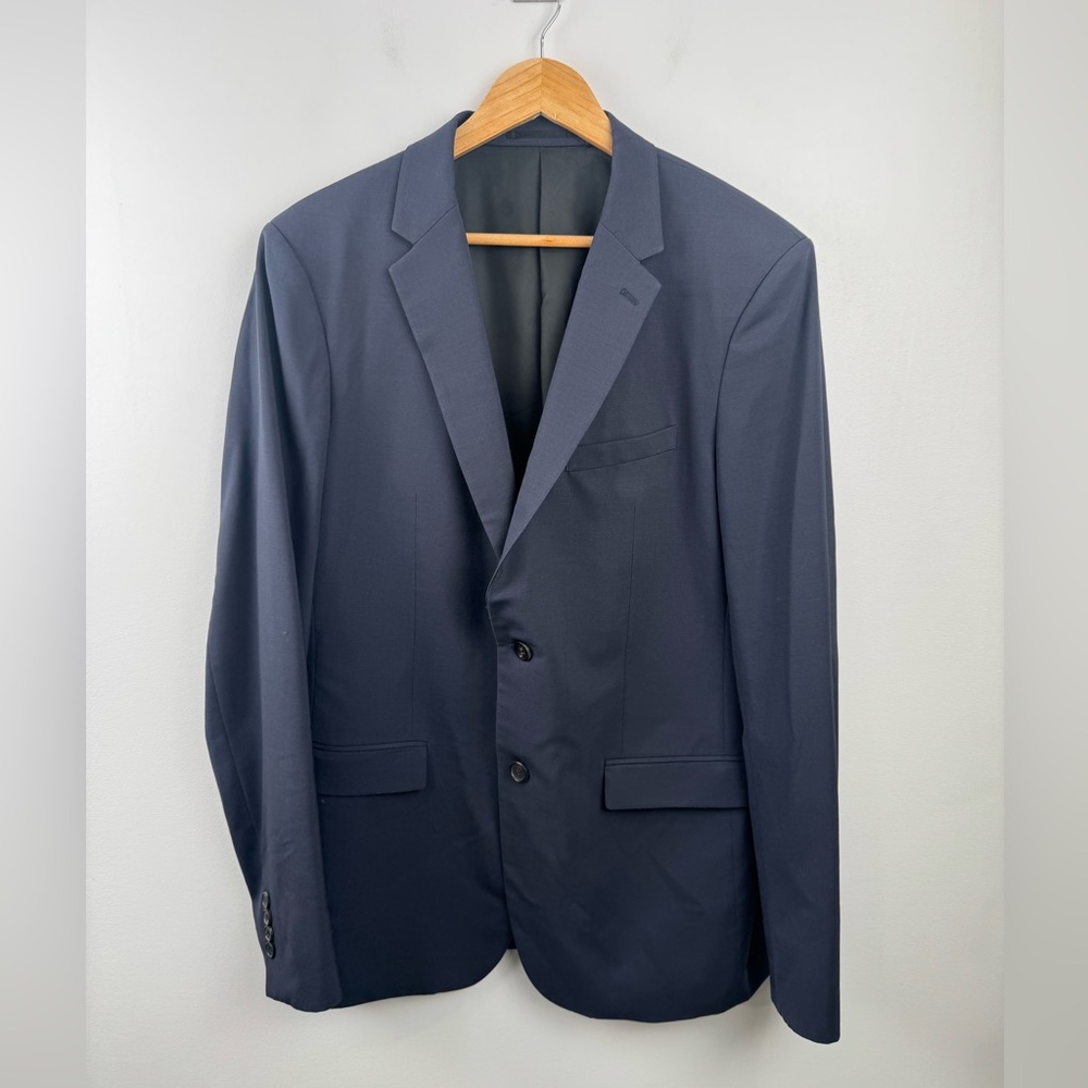 Theory Men‎ Wellar Blue Suit Jacket Blazer 44L